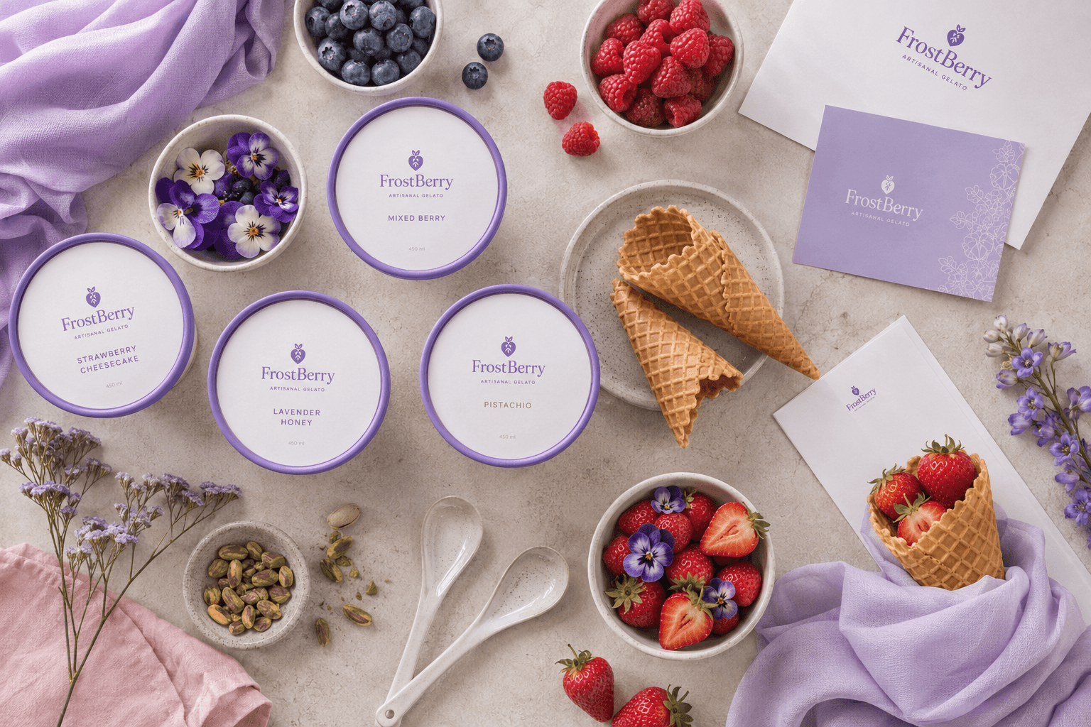FrostBerry brand photography