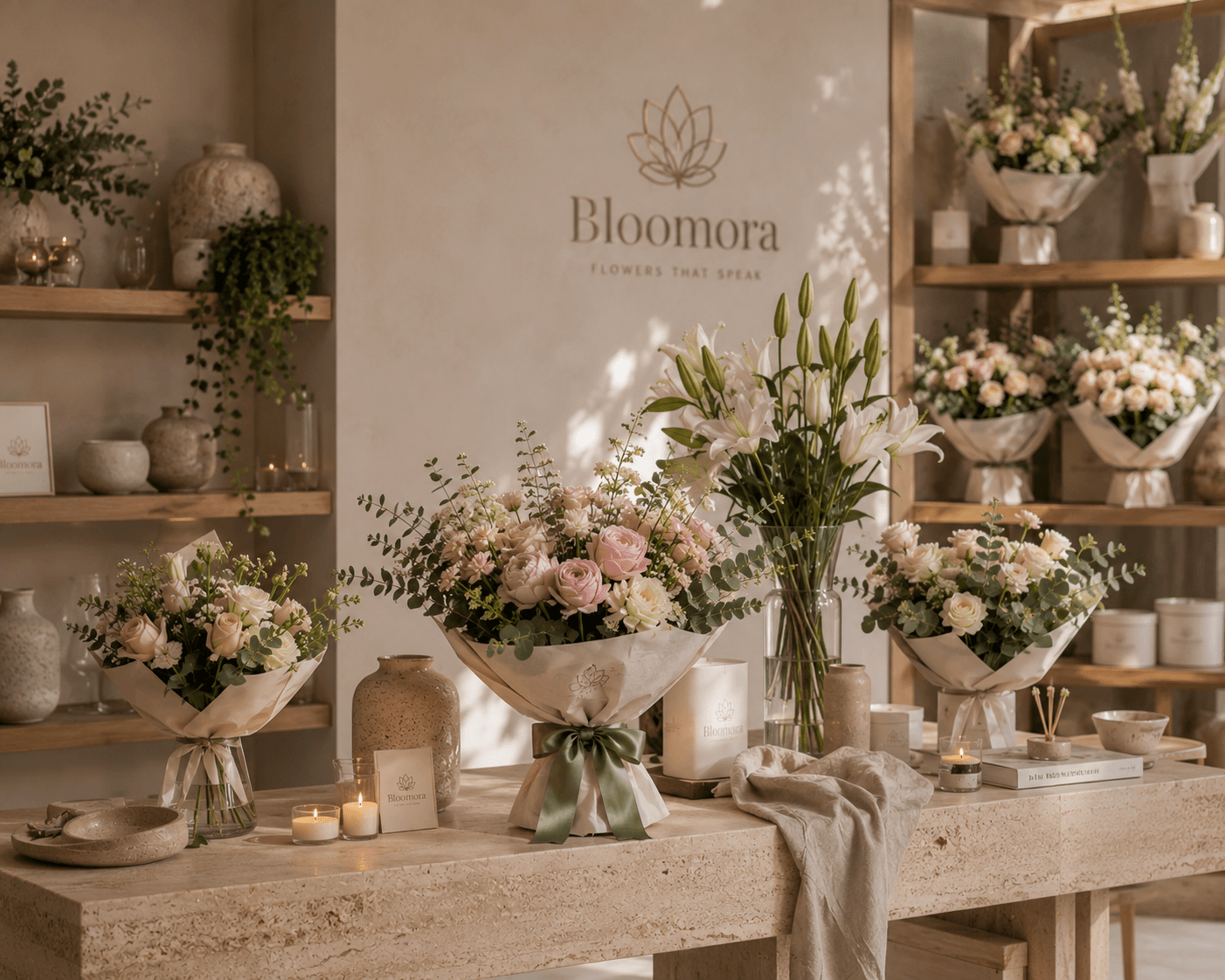Bloomora brand photography