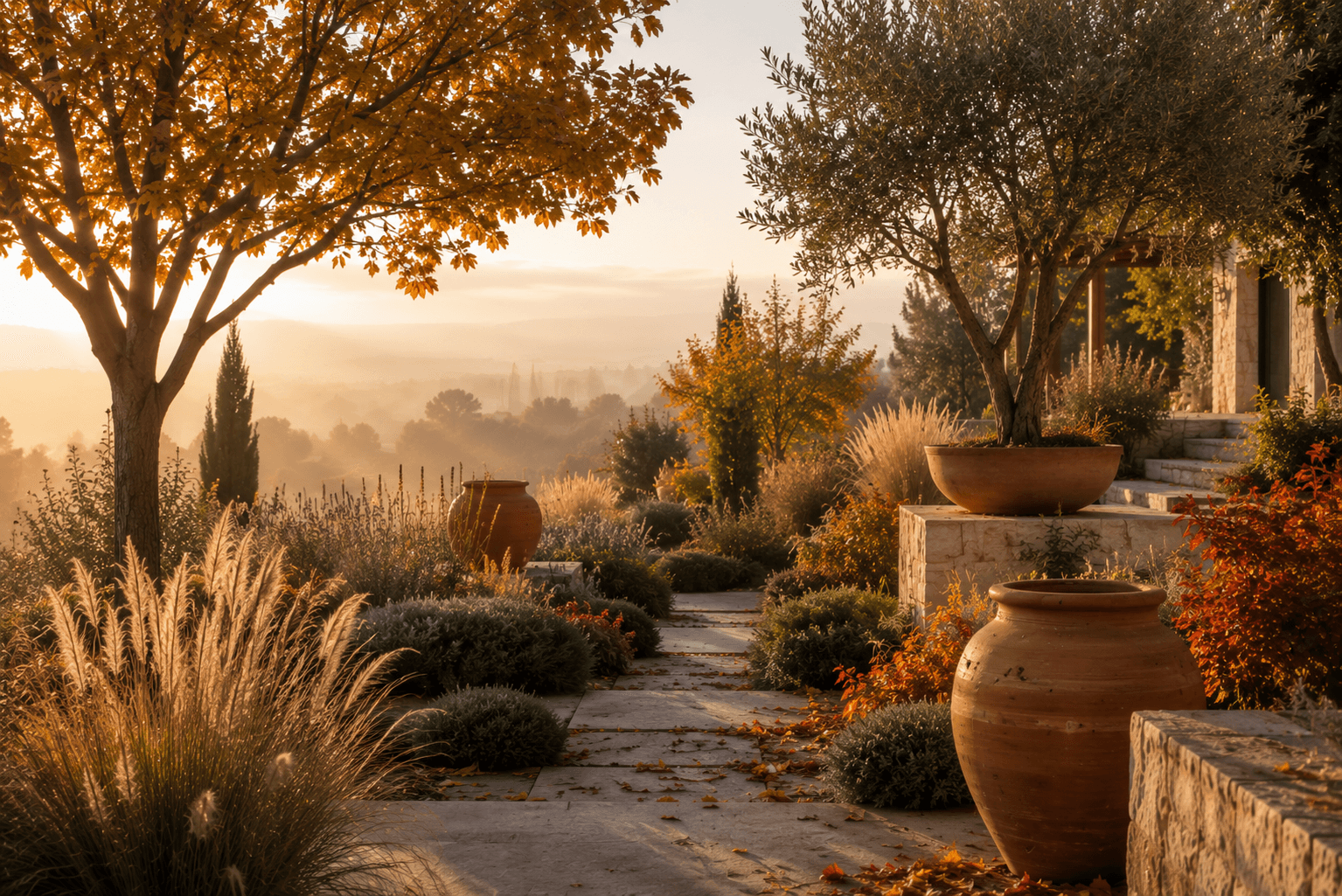 Oldenburg Walk — Golden-hour garden walk